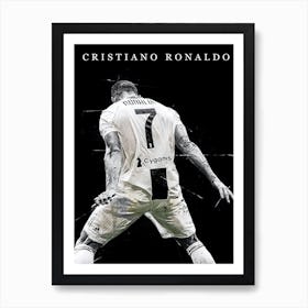 Cristiano Ronaldo Juventus 1 Art Print