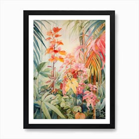 Tropical Plant Painting Areca Palm 3 Art Print