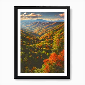 Great Smoky Mountains National Park 2 United States Of America Vintage Poster Art Print