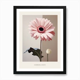 Floral Illustration Gerbera Daisy Poster Affiche