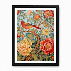 Bird On A Branch 18 Art Print