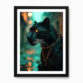 Black Panther 5 Art Print