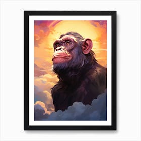 Chimpanzee Art Print