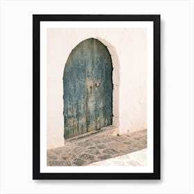 Old Blue Door // Ibiza Travel Photography Art Print
