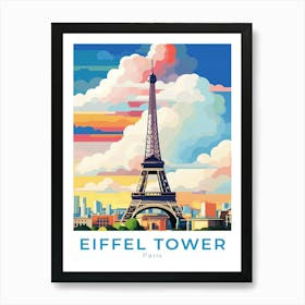 Paris Eiffel Tower Travel Art Print