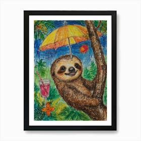 Sloth 22 Art Print