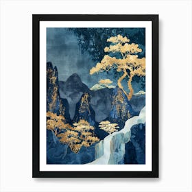 Chinese Landscape 21 Art Print