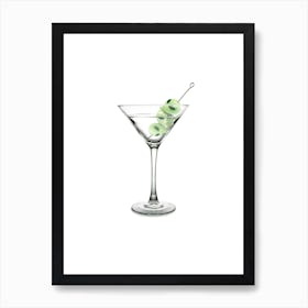 Ufo Martini Art Print