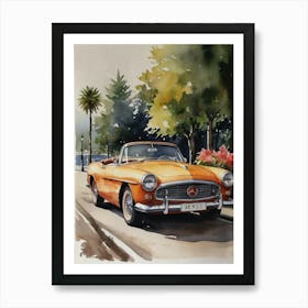 Vintage Car Art Print