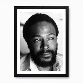 Marvin Gaye Portrait, 1976 Art Print