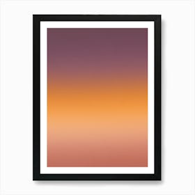 Abstract sunset Art Print
