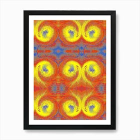 Abstract Swirls 1 Art Print