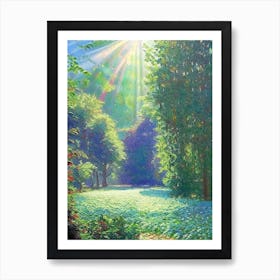 Norfolk Botanical Garden, Usa Classic Painting Art Print