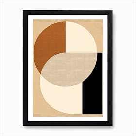 Mid-Century Shapes 765 Art Print