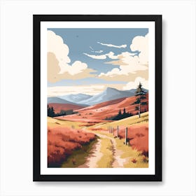 The Great Glen Way Scotland 1 Hiking Trail Landscape Art Print