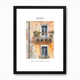 Bari Travel And Architecture Poster 1 Art Print