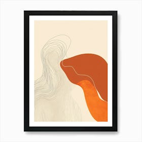 Woman'S Face 3 Art Print