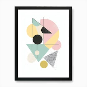 Abstract Geometric Shapes 3 Art Print