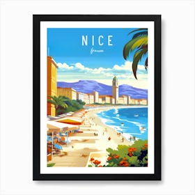 Nice Travel France Art Print