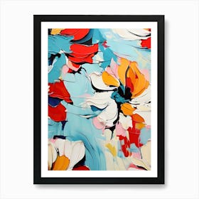 Abstract Floral Painting 7 Art Print