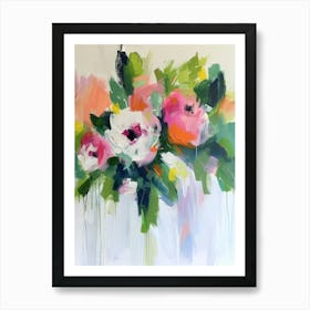 Pink Peonies 3 Art Print