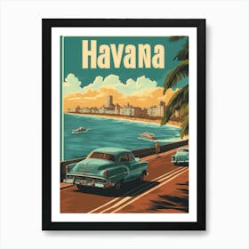 Aihrgdesign A Vintage Travel Poster Of Havana Featuring The I 502a67df Ce8d 480e 932d 95d140d8f5d0 1 Art Print