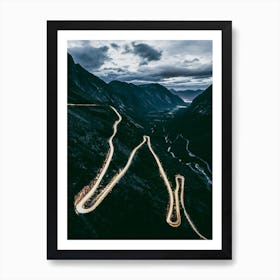 Trollstigen Art Print