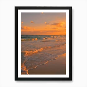 Sunset On The Beach 30 Art Print