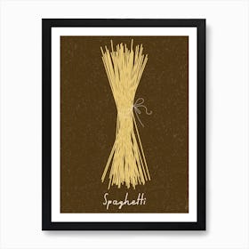 Italian Pasta Spaghetti Art Print