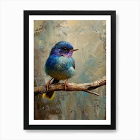 Blue Bird 10 Art Print