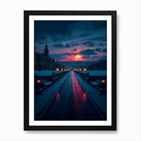 Night In The City 2 Art Print