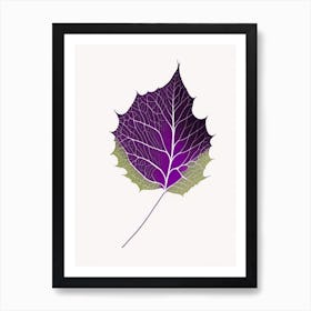 Grape Leaf Abstract 2 Art Print