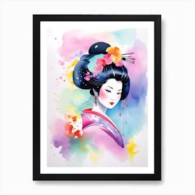 Geisha 75 Art Print