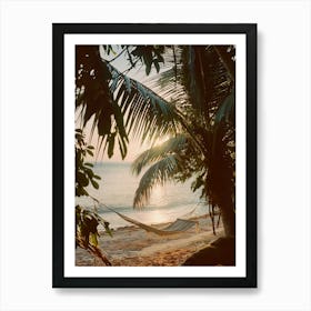 Sunset On The Beach Art Print