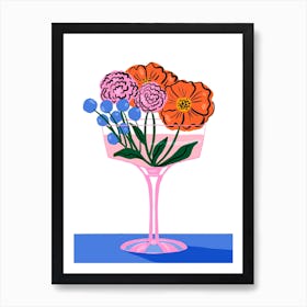 Massive Floral Cocktail Art Print