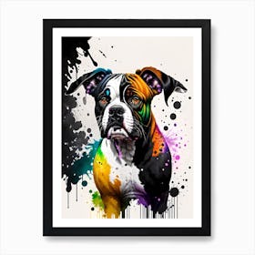 Boxer Dog Painting 3 Art Print