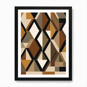 Geometric Pattern, 1451 Art Print