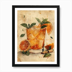 Aperol Spritz Art Print 398 Art Print