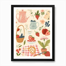 Summer Picnic Art Print