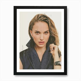 Natalie Portman Painted Art Print