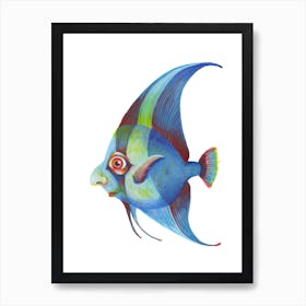 Smelly Fish Weird Creatures Art Print