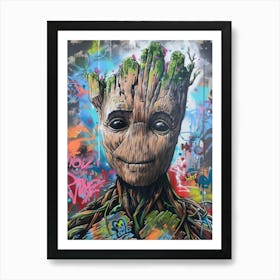 Groot Abstract Art Print