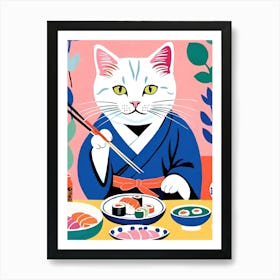 Japanese Cat 1 Affiche