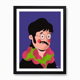John Lennon Portrait Art Print