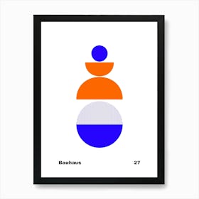 Geometric Bauhaus Poster 27 Art Print