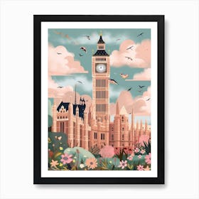 The Palace Of Westminster, London 3 Art Print