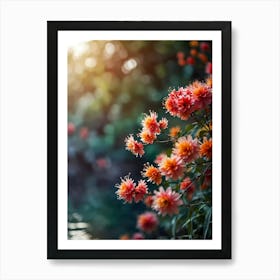 Dahlia Flowers Poster