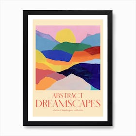 Abstract Dreamscapes Landscape Collection 46 Art Print