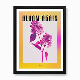 Hot Pink Lilac 2 Poster Art Print