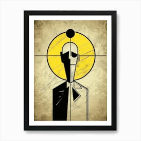 Man In Suit 2 Art Print